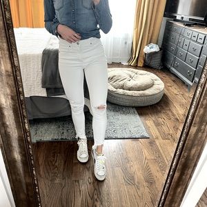 Abercrombie & Fitch White Jeans jegging